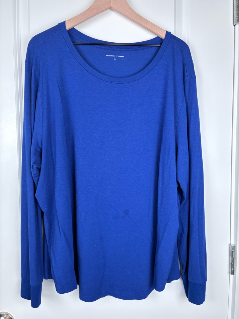 Universal Standard Blue Long Sleeve Crewneck Top Women’s XL